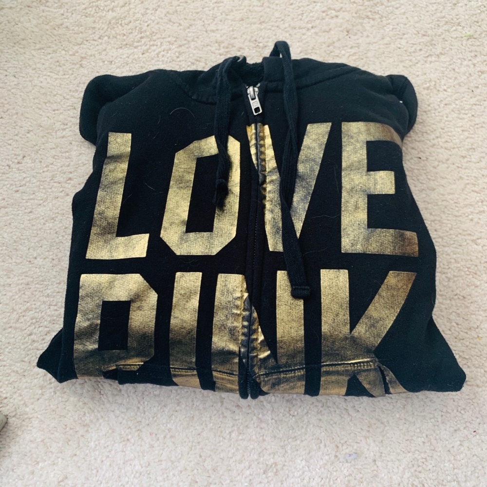 pink zip up jacket